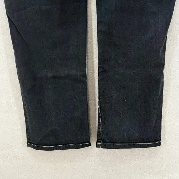 Sundance Jeans Women's Size 12 Dark Blue Straight Leg Vintage Preppy Normcore - Picture 4 of 12